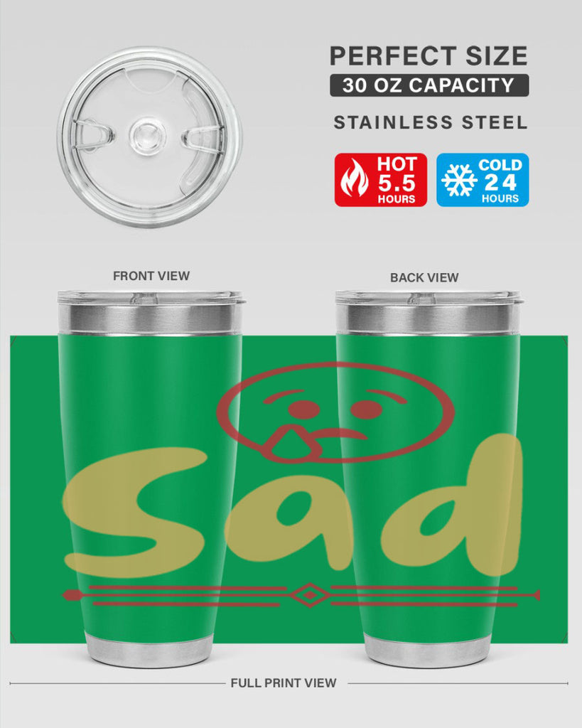 sad 6#- fathers day- Tumbler