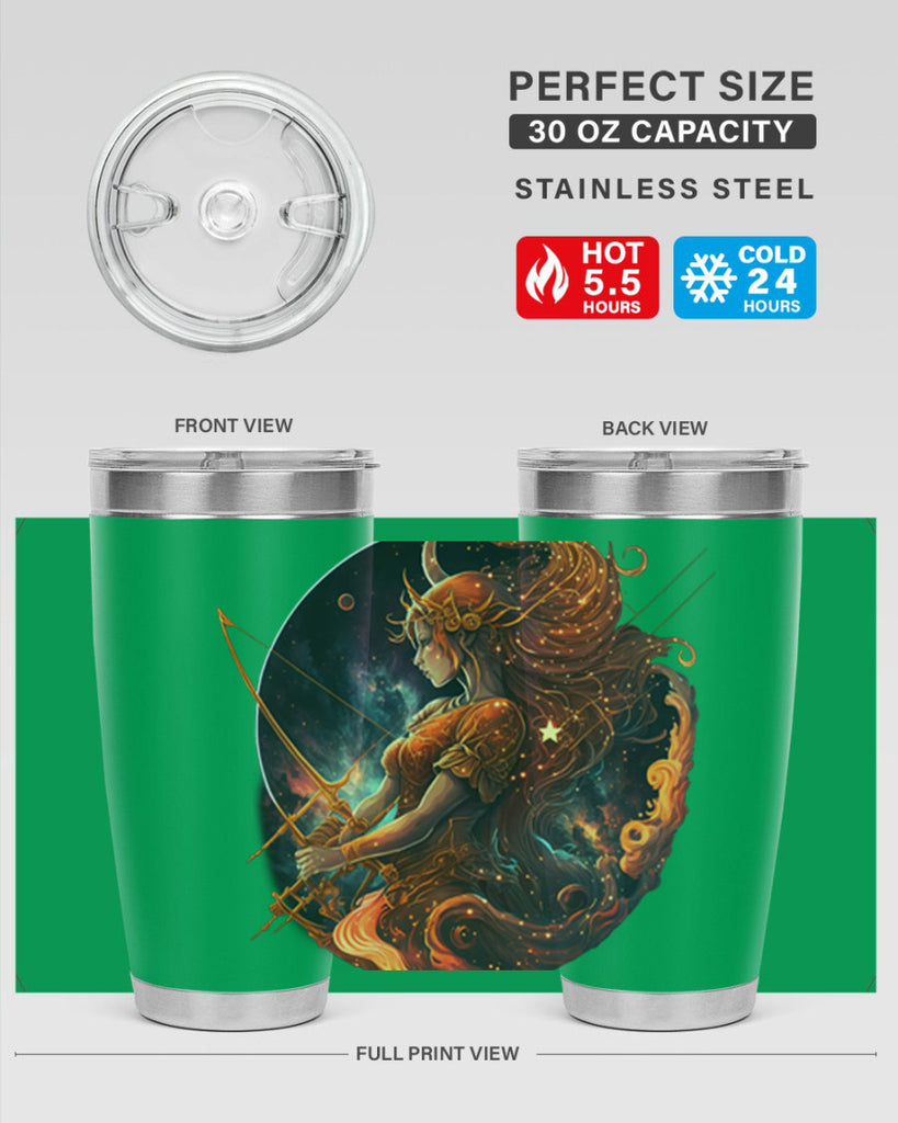 sagittarius 417#- zodiac- Tumbler