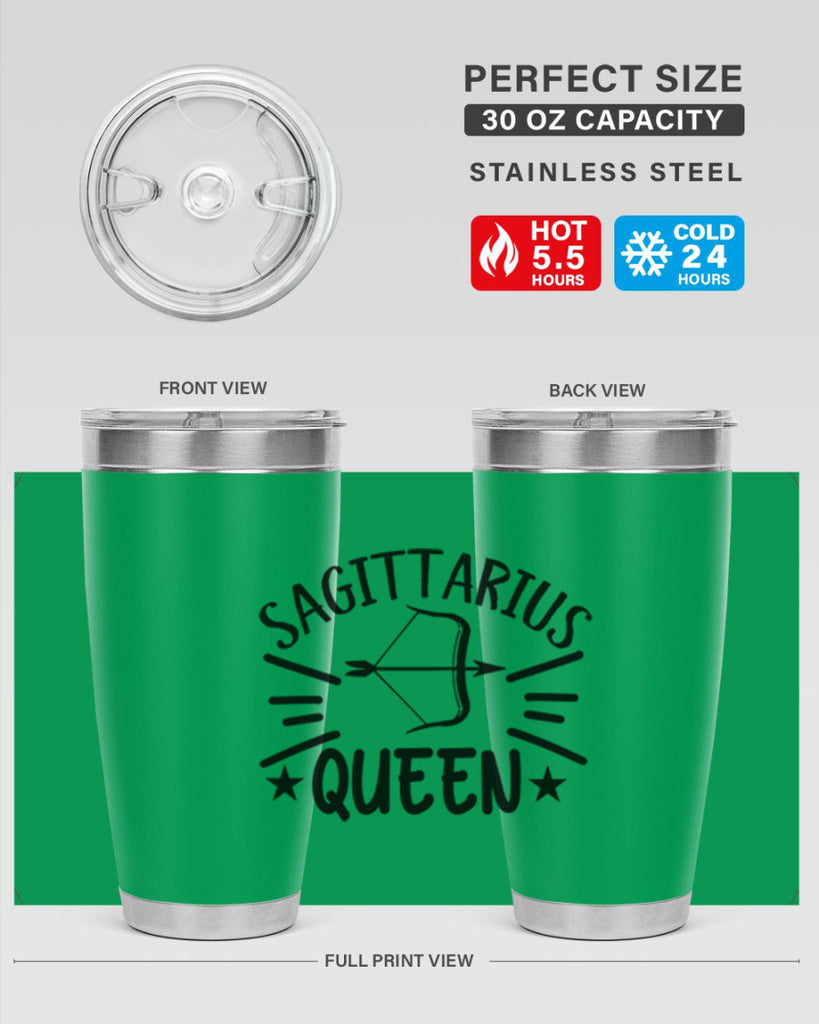 sagittarius queen 411#- zodiac- Tumbler