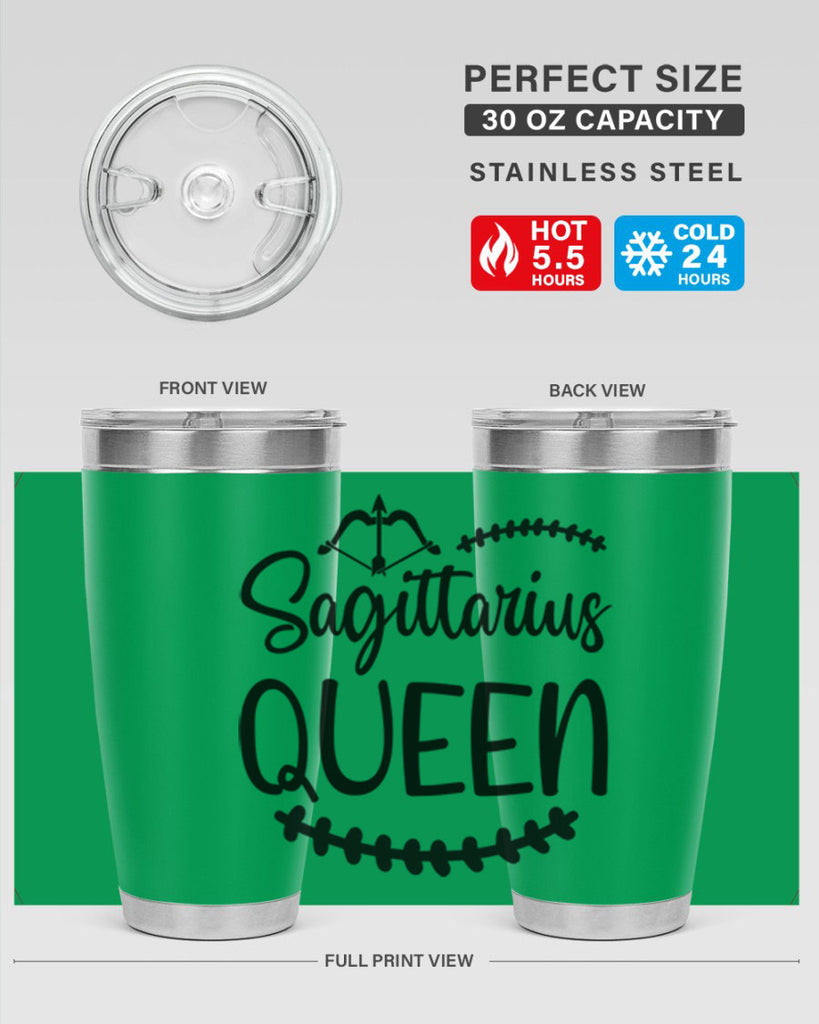 sagittarius queen 413#- zodiac- Tumbler