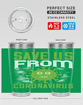 save us from coronavirus Style 25#- corona virus- Cotton Tank