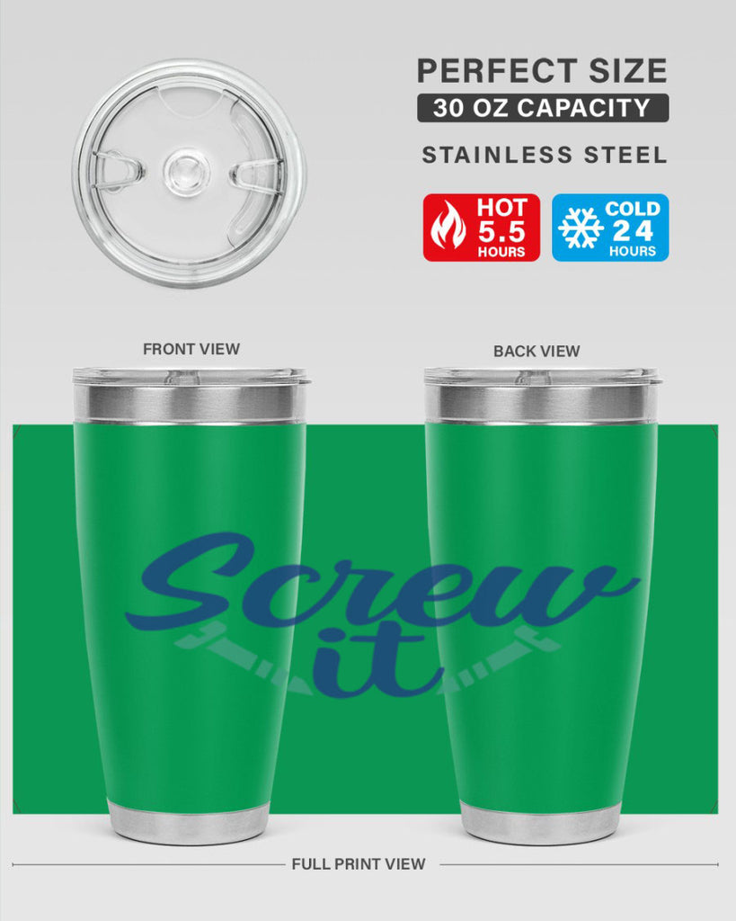 screw it 168#- wine- Tumbler