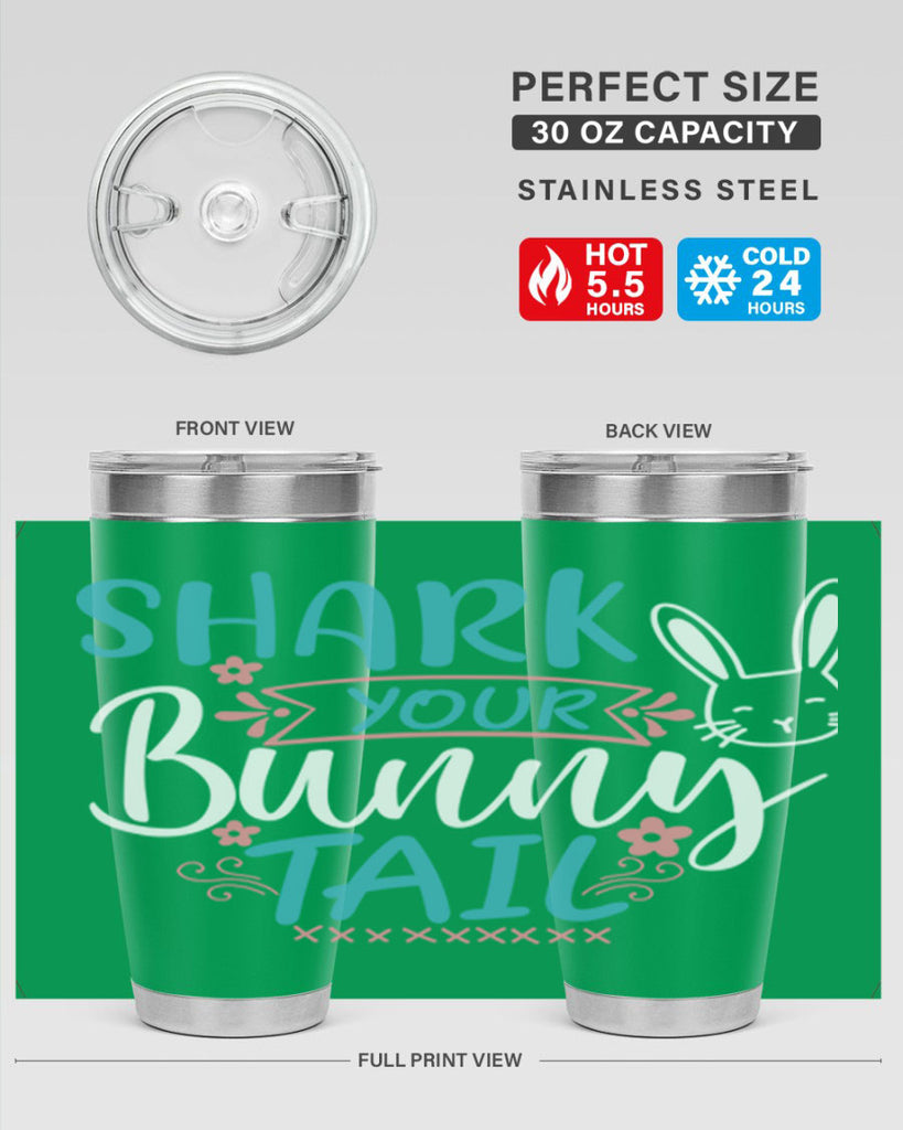 shark your bunny tail 9#- easter- Tumbler