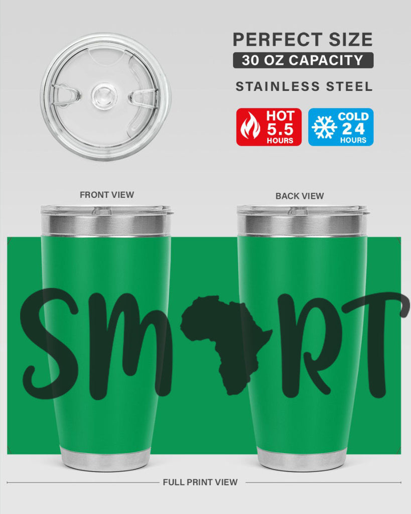 smart africa 32#- black words phrases- Cotton Tank