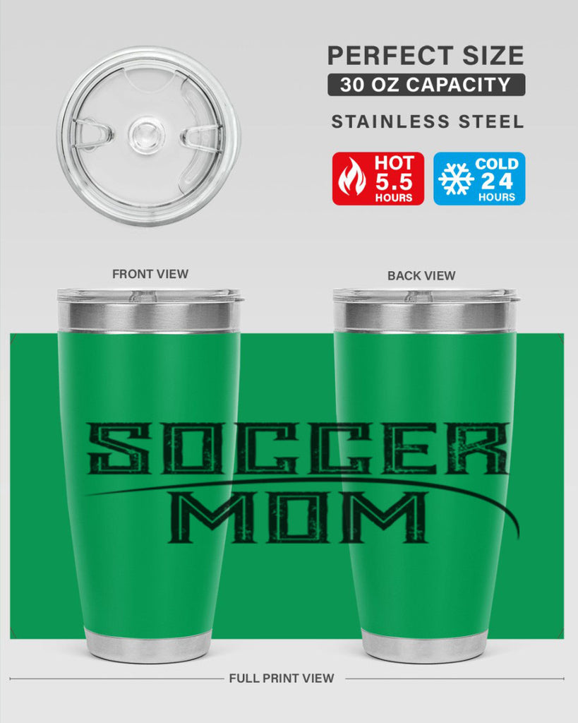 soccer mom 67#- mom- Tumbler