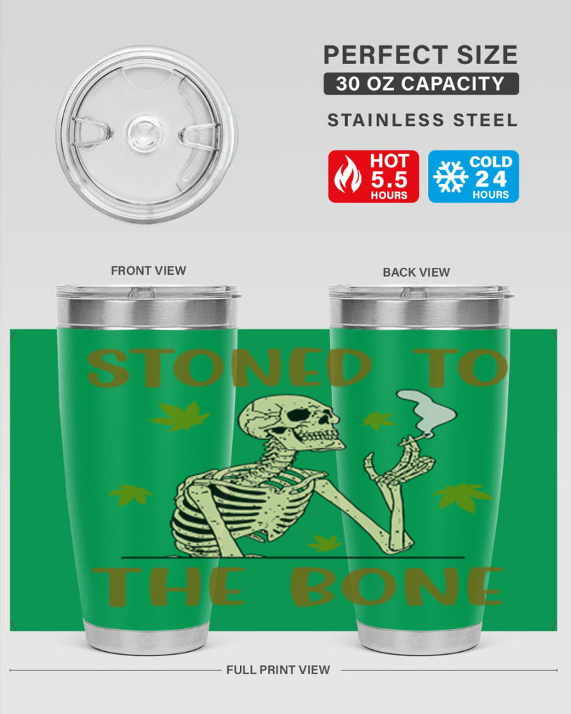 stones to the bone 264#- marijuana- Tumbler