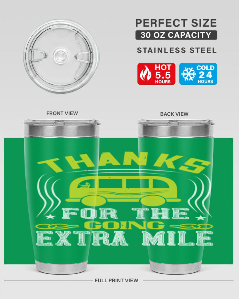 thanks for the going extra mile Style 14#- bus driver- tumbler