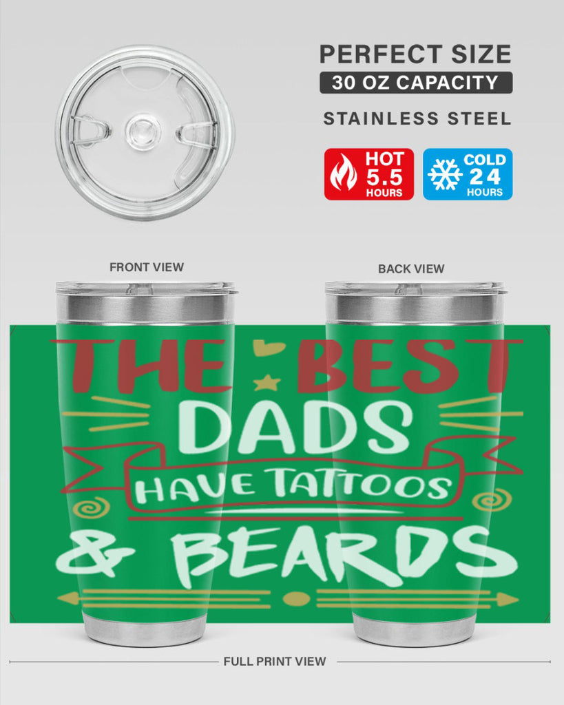 the best dads have tattoos beards 3#- fathers day- Tumbler