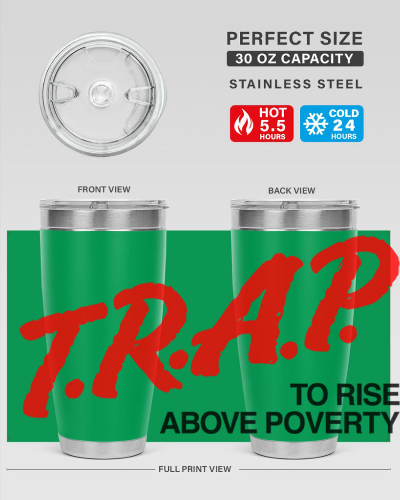 trap 17#- black words phrases- Cotton Tank