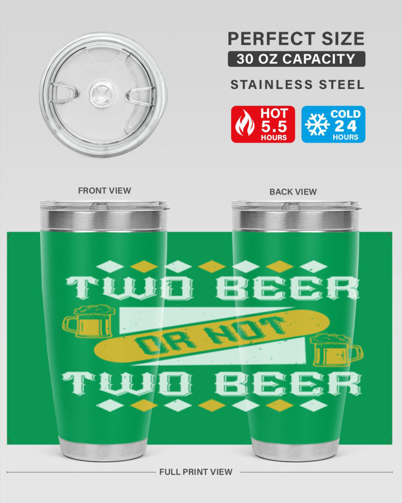 two beer or not two beer 3#- beer- Tumbler