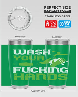 wash your fucking hands Style 14#- corona virus- Cotton Tank