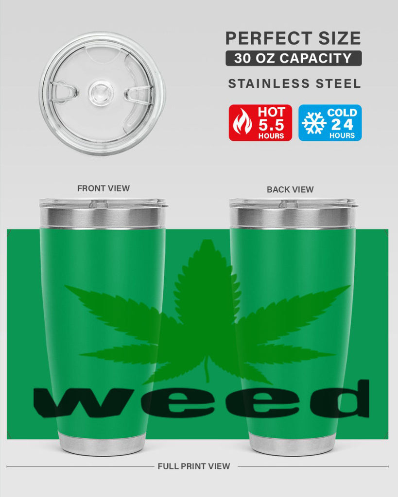 weed 279#- marijuana- Tumbler