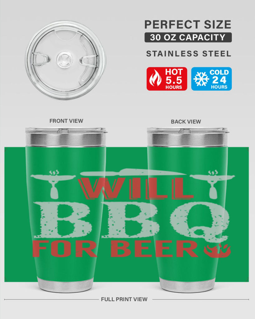 will bbq for beer 5#- bbq- Tumbler