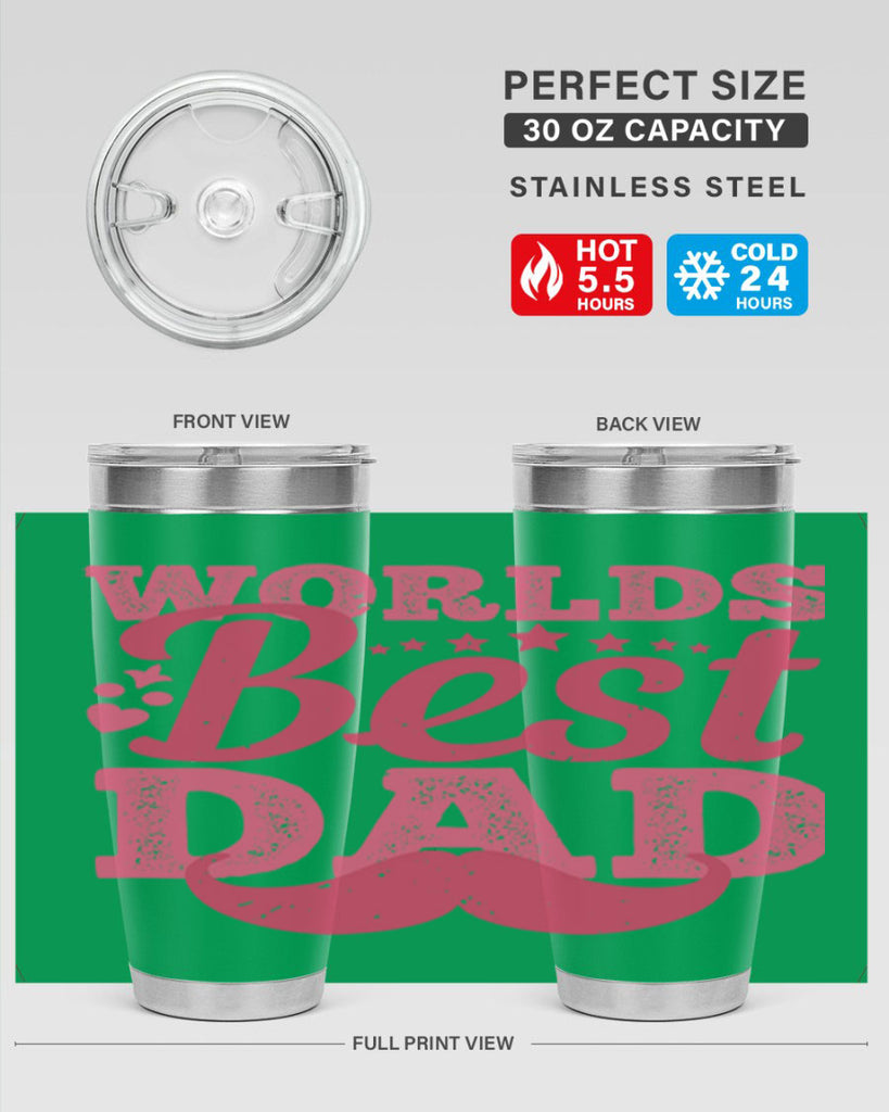 worlds best dad 142#- fathers day- Tumbler