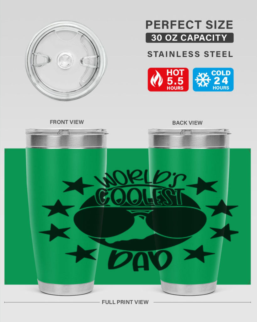 worlds coolest dad 11#- fathers day- Tumbler