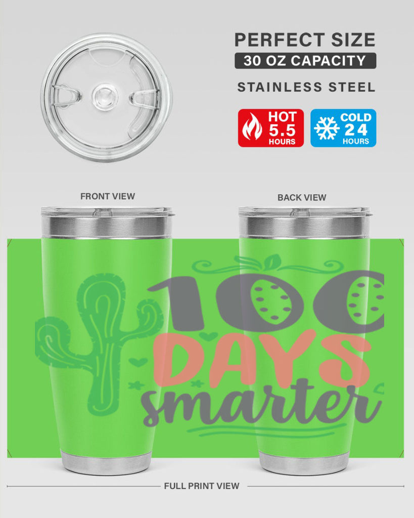 100 days smarterr 23#- 100 days of school- Tumbler