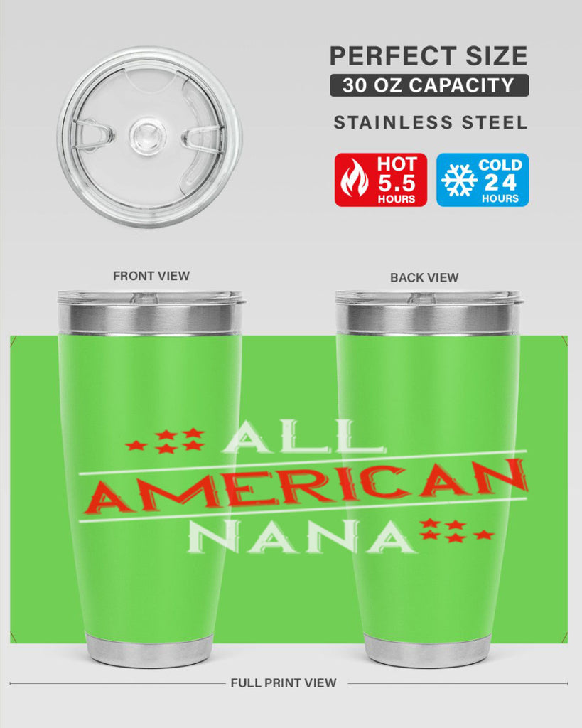 ALL american nana 110#- grandma - nana- Tumbler