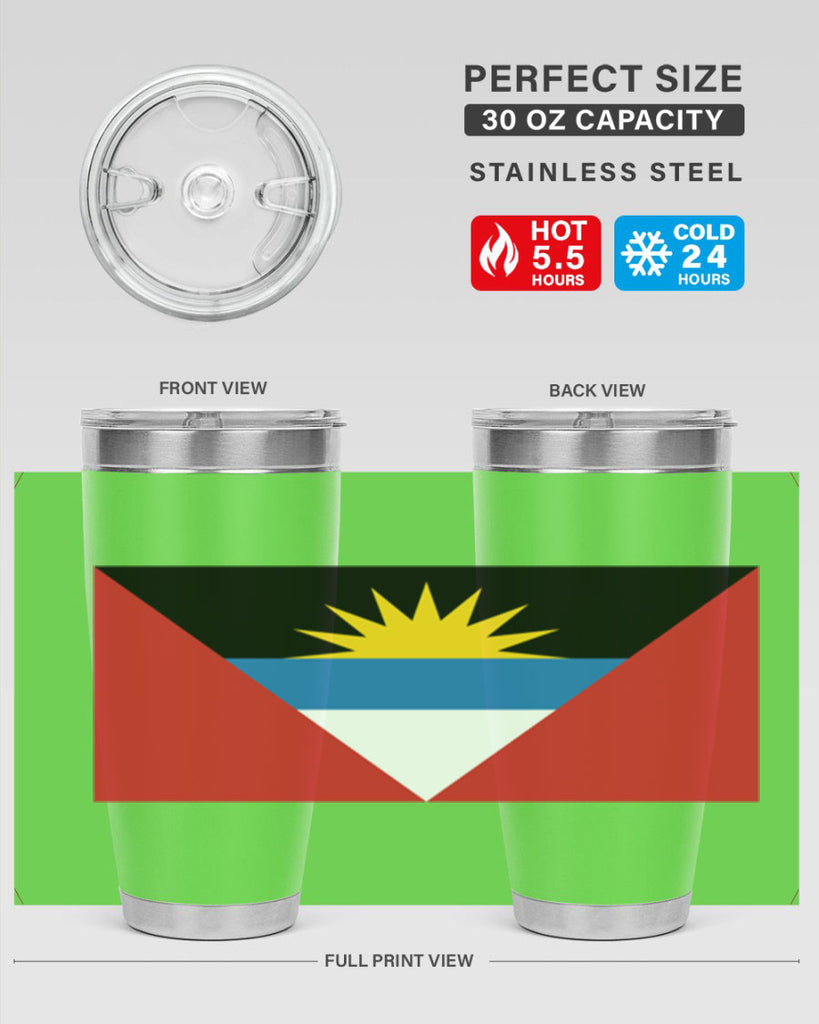 Antigua and Barbuda 192#- world flags- Tumbler