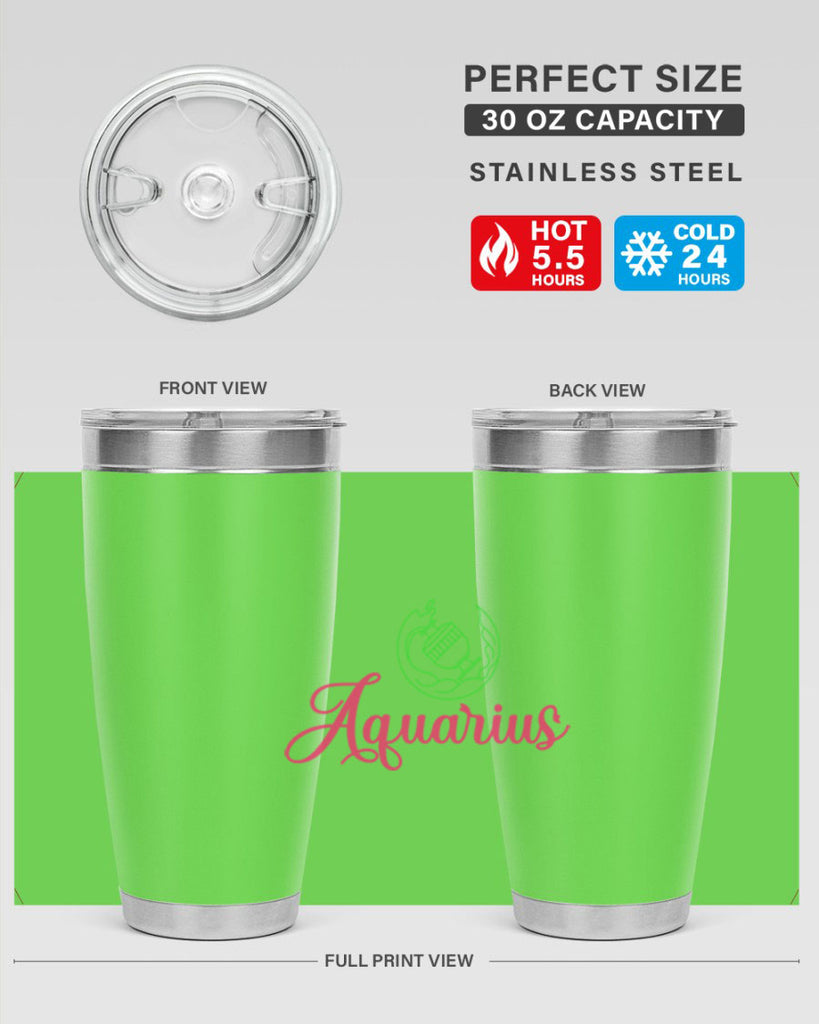 Aquarius 70#- zodiac- Tumbler