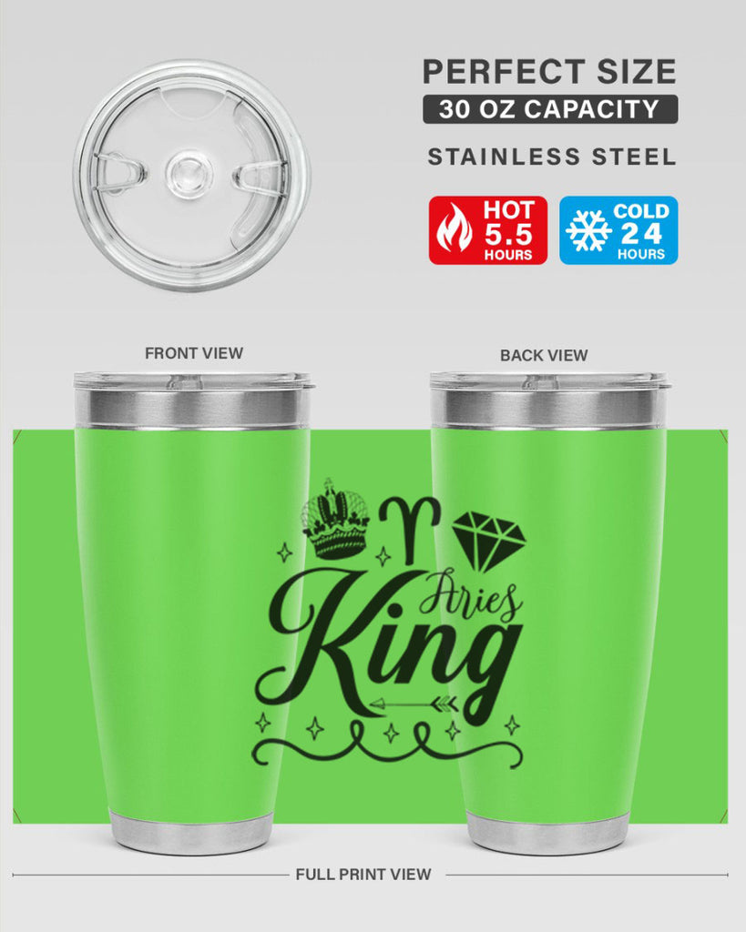 Aries king 111#- zodiac- Tumbler