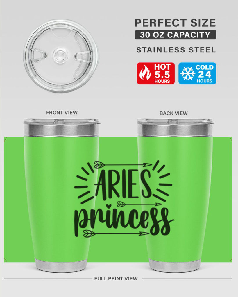 Aries princess 115#- zodiac- Tumbler