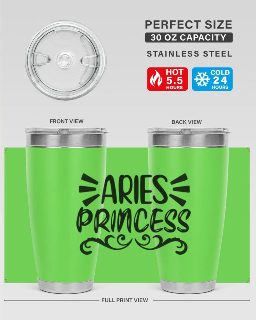 Aries princess 117#- zodiac- Tumbler