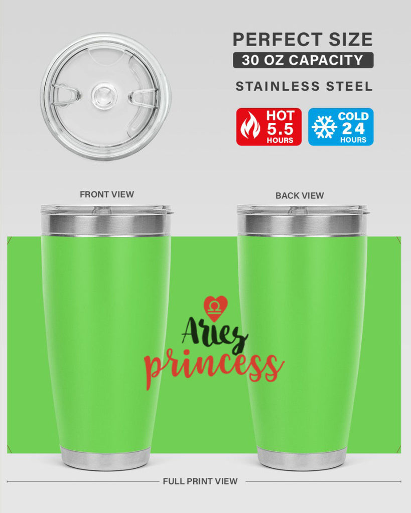 Aries princess 98#- zodiac- Tumbler