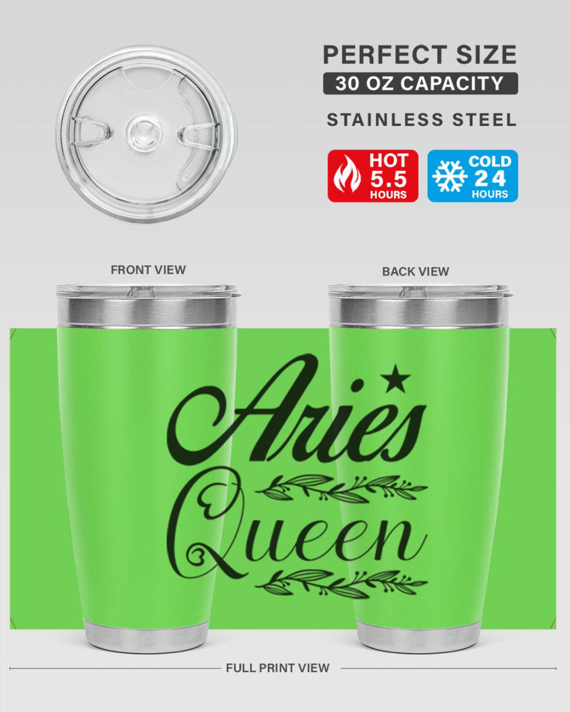 Aries queen 119#- zodiac- Tumbler