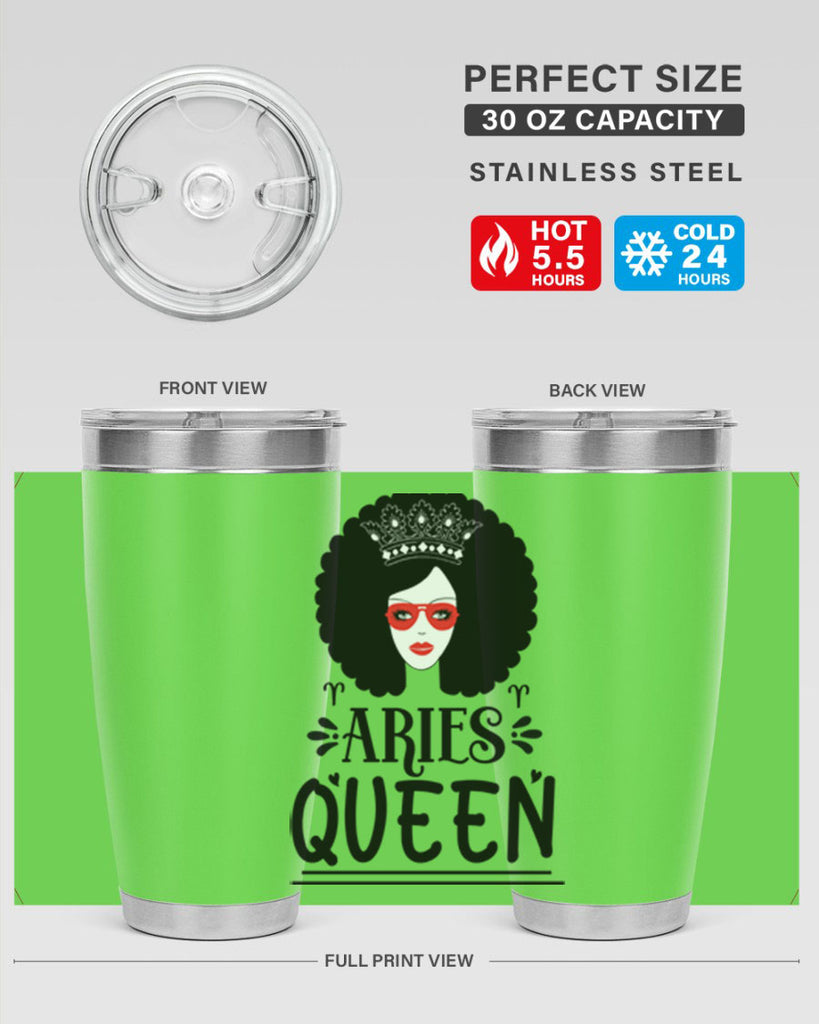 Aries queen 120#- zodiac- Tumbler