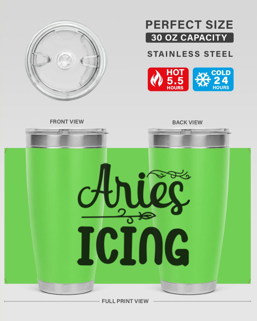 Ariesicing 106#- zodiac- Tumbler