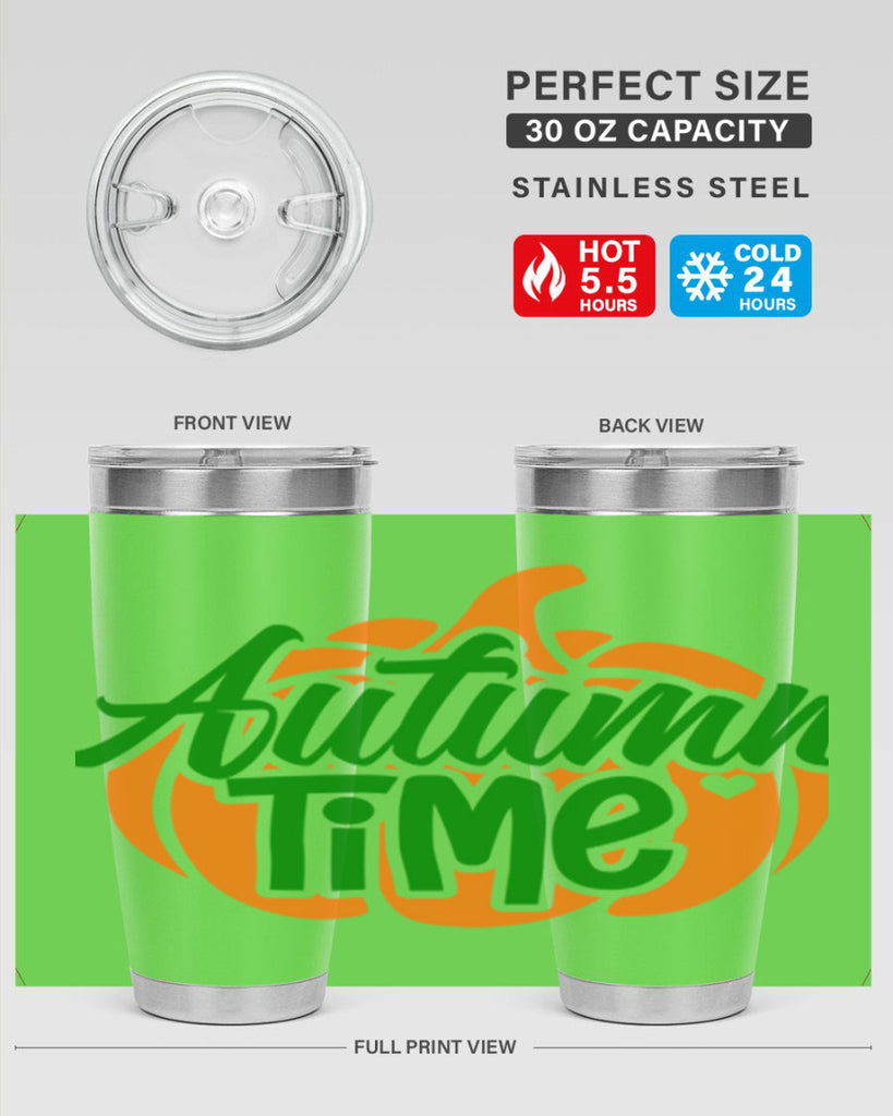 Autumn Time 34#- fall- Tumbler