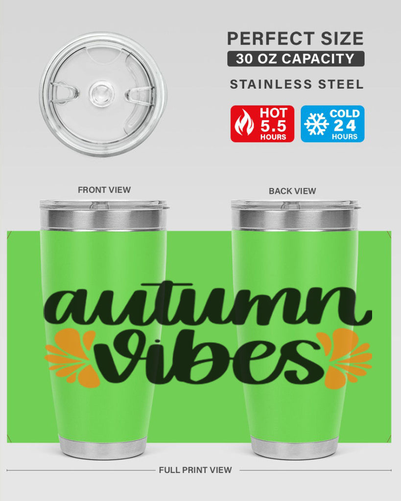 Autumn Vibes 478#- fall- Tumbler