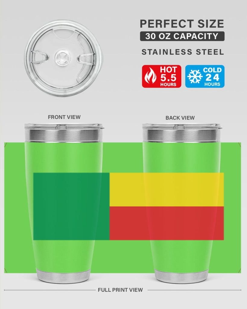 Benin 179#- world flags- Tumbler