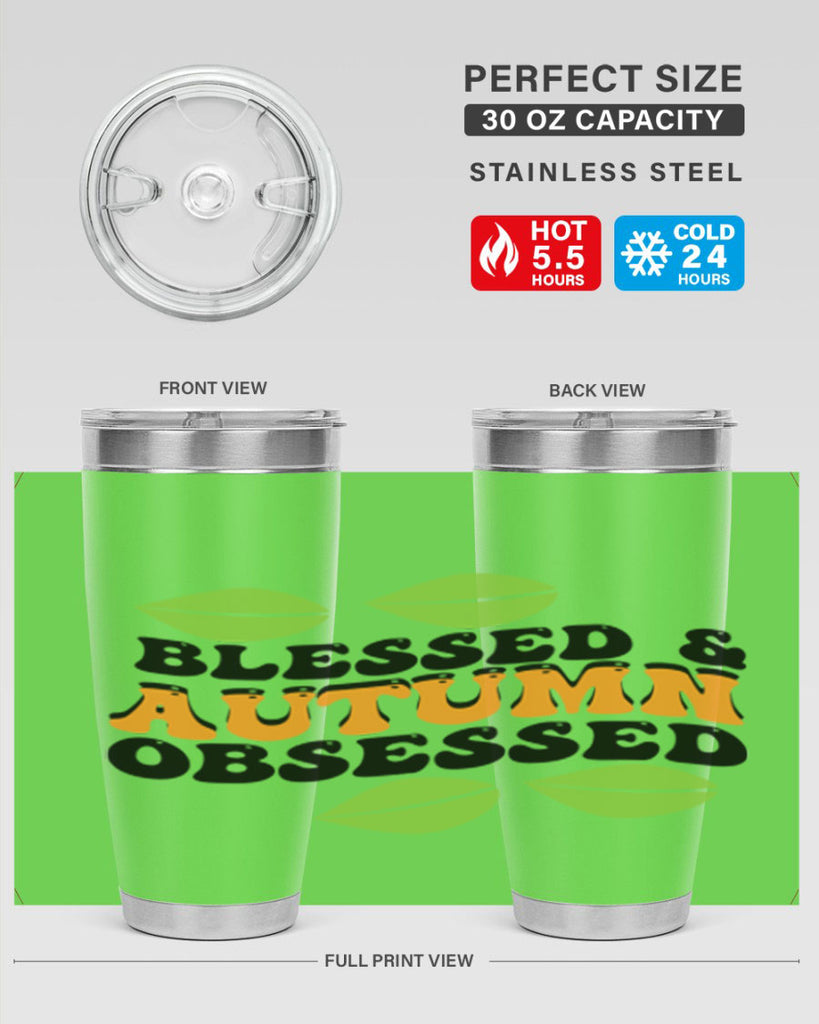 Blessed Autumn Obsessed 48#- fall- Tumbler