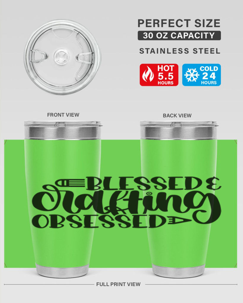 Blessed Crafting Obsessed 47#- crafting- Tumbler