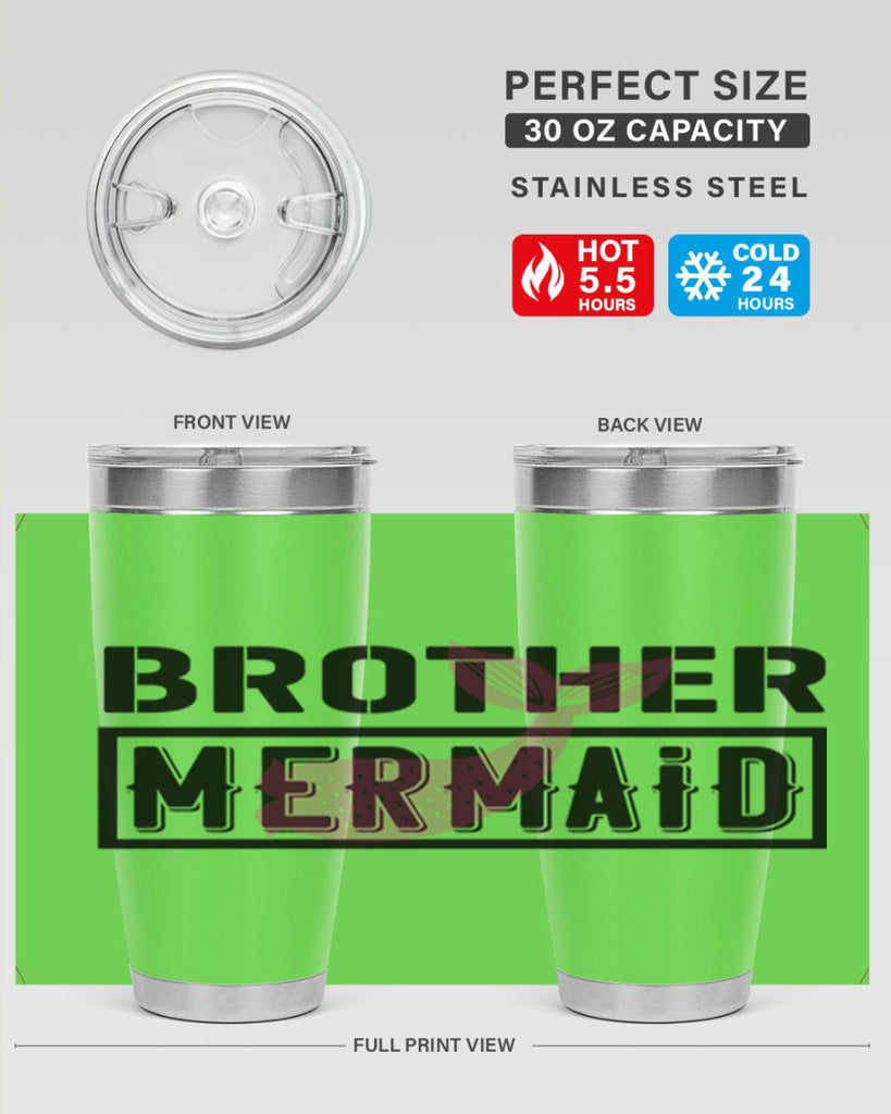 Brother mermaid 86#- mermaid- Tumbler