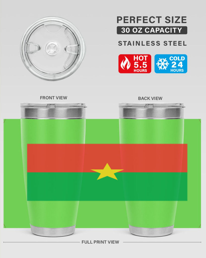 Burkina Faso 171#- world flags- Tumbler