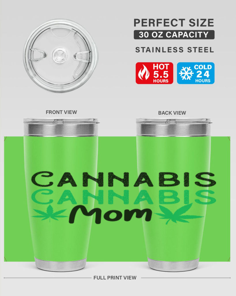 Cannabis Mom 48#- marijuana- Tumbler