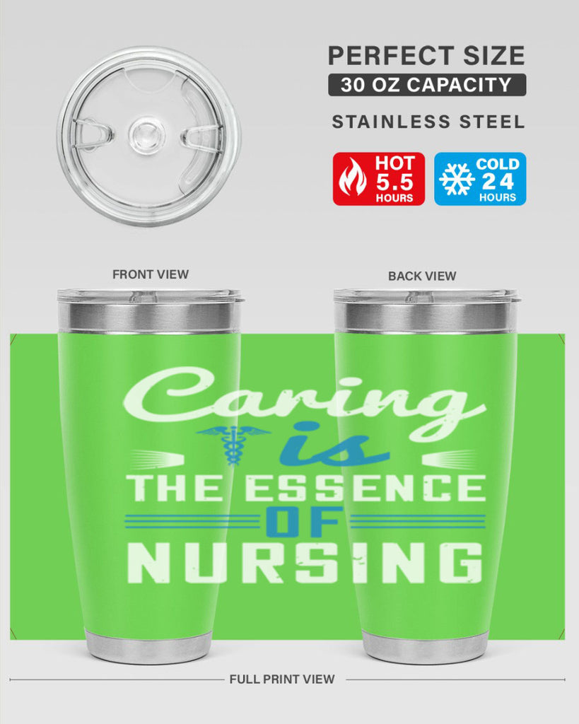 Caring is the essence of nursing Style 410#- nurse- tumbler