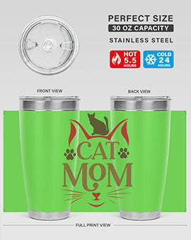 Cat Mom Style 6#- cat- Tumbler