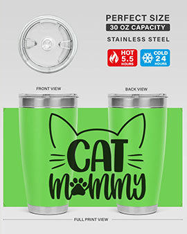 Cat Mommy Style 88#- cat- Tumbler