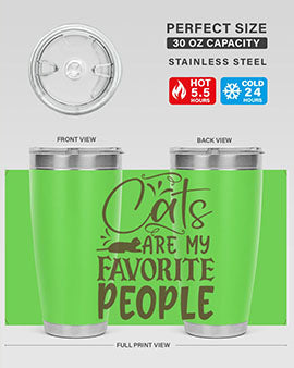 Cats Are My Favorite People Style 7#- cat- Tumbler