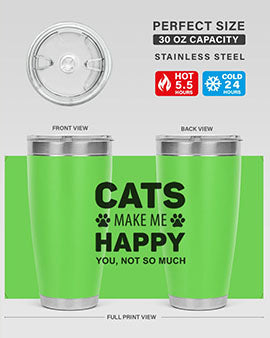 Cats Make Me Style 40#- cat- Tumbler