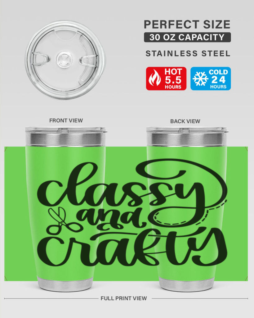 Classy And Crafty 43#- crafting- Tumbler