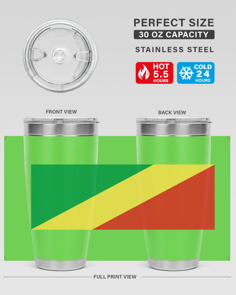 Congo Republic of the 158#- world flags- Tumbler