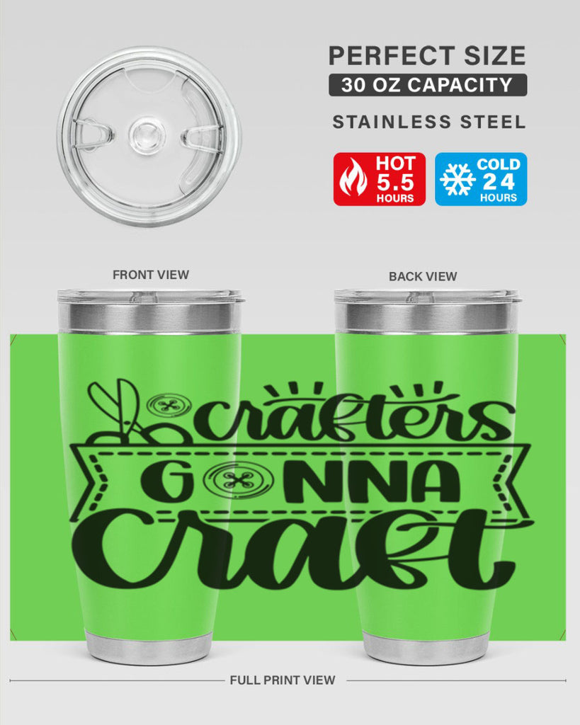 Crafters Gonna Craft 36#- crafting- Tumbler