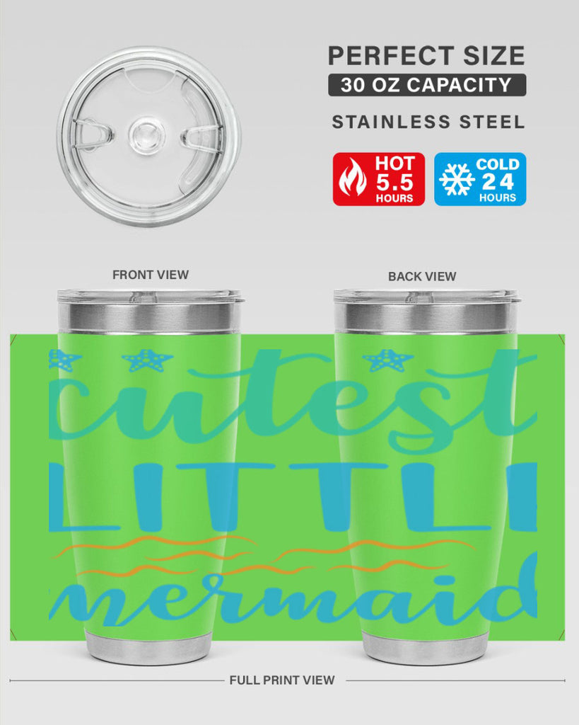 Cutest Little Mermaid Design 97#- mermaid- Tumbler