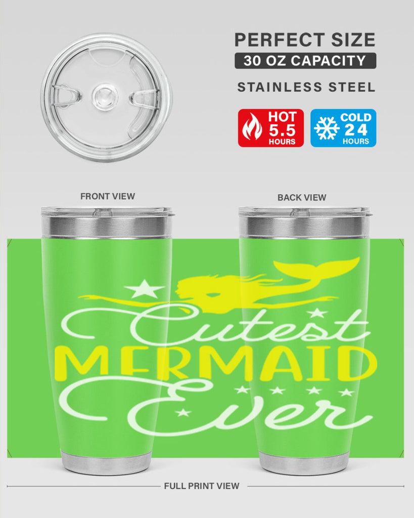 Cutest Mermaid Ever 92#- mermaid- Tumbler