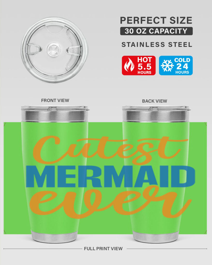Cutest Mermaid Ever 94#- mermaid- Tumbler