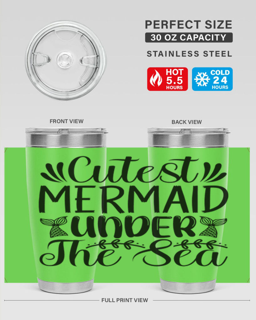 Cutest Mermaid Under The Sea 108#- mermaid- Tumbler